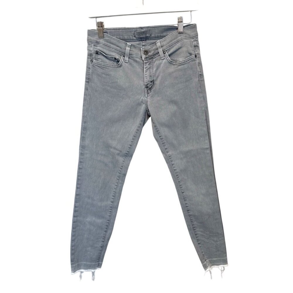 Principle Denim Innovators Womens Gray Light Wash Denim Skinny Jeans Size 26